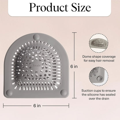 Easy-Care Silicone Hair Catcher for Shower Drains for Routine Upkeep