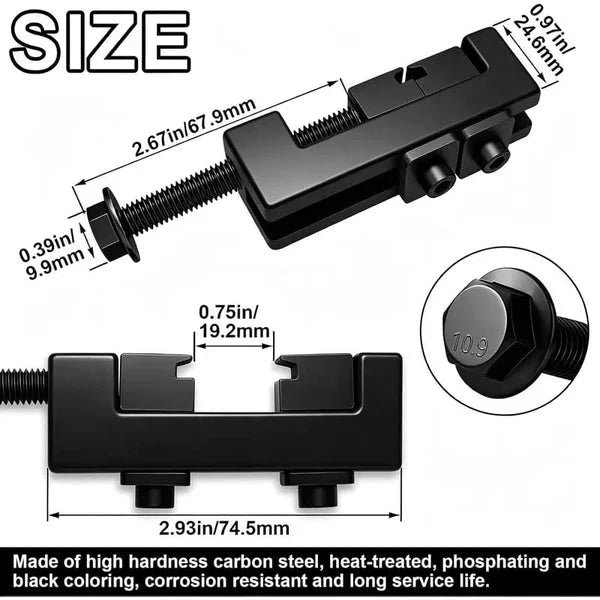 Axle Repair Crimper for Installing Single-Ear CV Boot Clamps