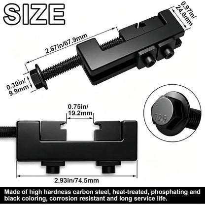 Axle Repair Crimper for Installing Single-Ear CV Boot Clamps