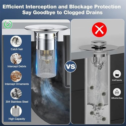 Easy-Care Stainless Steel Floor Drain Filter for Routine Upkeep