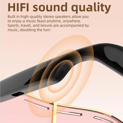 Bluetooth 5.4 Open-Ear Audio Sunglasses with UV Protection