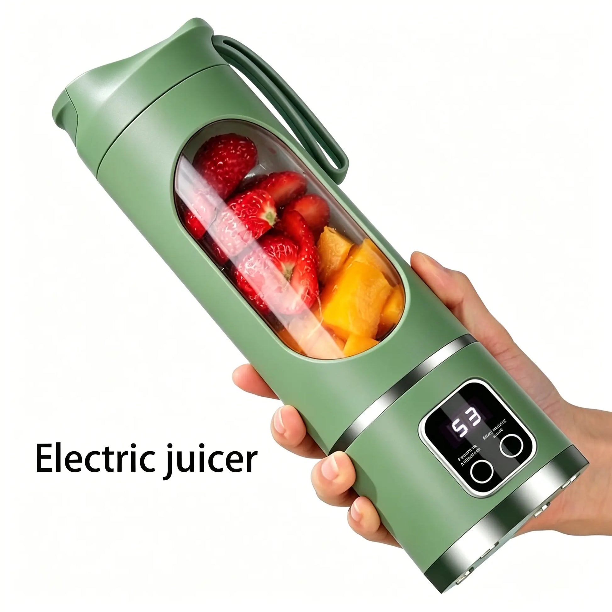 Purpose-Built Portable USB Blender with LED Display - Smoothies &