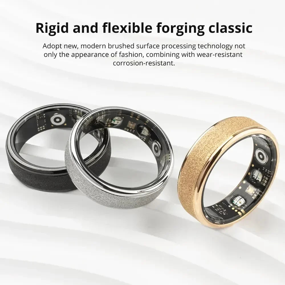 Distinctive Smart Ring 5ATM Waterproof – Women & Couples Wearable