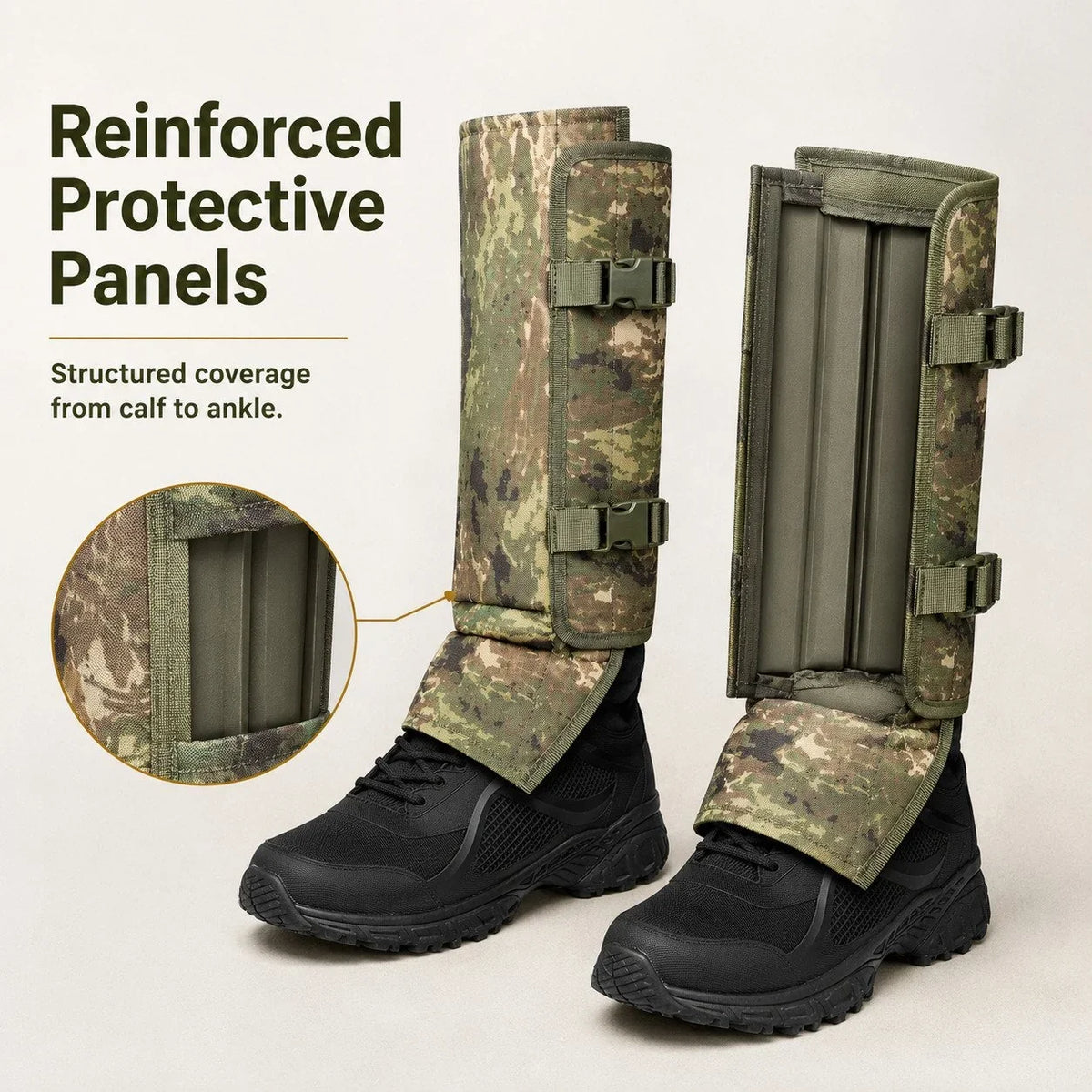 Purpose-Built Snake Bite Protection Leg Gaiters – Heavy-Duty