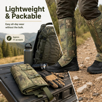 Purpose-Built Snake Bite Protection Leg Gaiters – Heavy-Duty