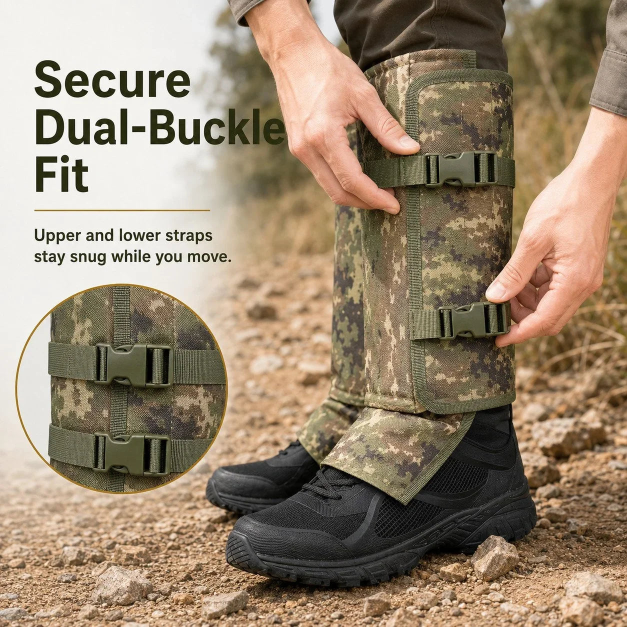 Purpose-Built Snake Bite Protection Leg Gaiters – Heavy-Duty