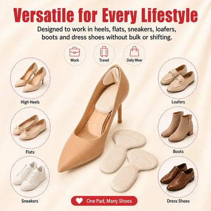 Purpose-Built Soft Cushion Heel Liners – Anti-Slip Heel Protectors