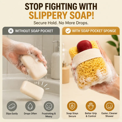 Purpose-Built Soft Soap Pocket Sponge – The Easy Way To Create More