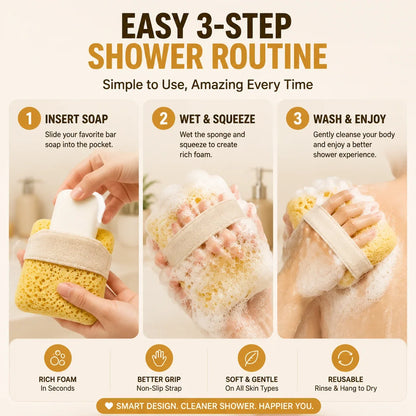 Purpose-Built Soft Soap Pocket Sponge – The Easy Way To Create More