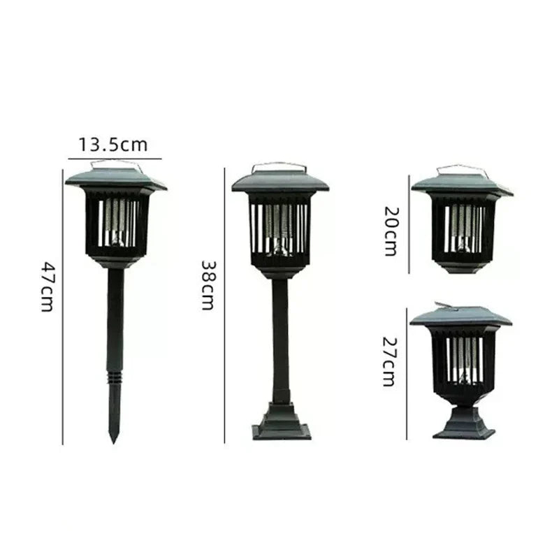 Solar 2-in-1 Mosquito Zapper and Outdoor Garden Path Light