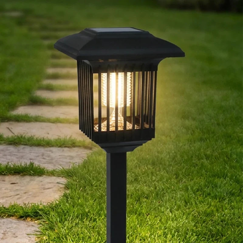 Solar 2-in-1 Mosquito Zapper and Outdoor Garden Path Light