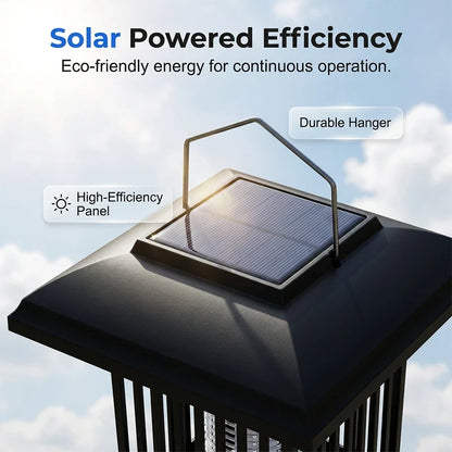 Solar 2-in-1 Mosquito Zapper and Outdoor Garden Path Light