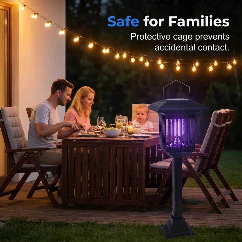 Solar 2-in-1 Mosquito Zapper and Outdoor Garden Path Light