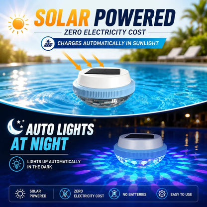 Solar Floating RGB Pool Lights (2-Pack)