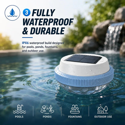 Solar Floating RGB Pool Lights (2-Pack)