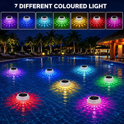 Solar Floating RGB Pool Lights (2-Pack)