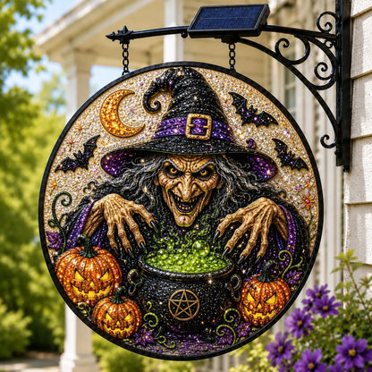 Outdoor Solar LED Hanging Sign Light for Garden Display