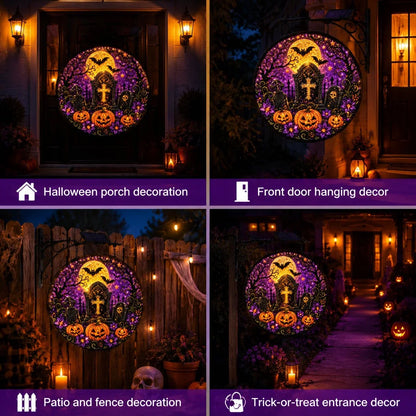 Outdoor Solar LED Hanging Sign Light for Garden Display