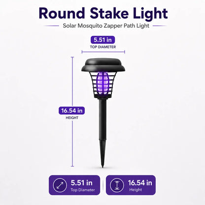 Solar Mosquito Zapper & Outdoor Pathway Light