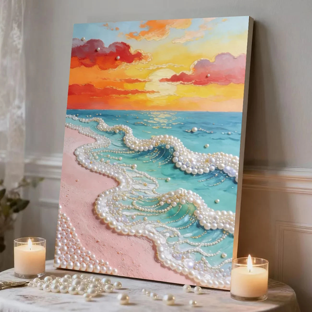 Purpose-Built 5D Sparkling Beads Painting Set for Everyday Use