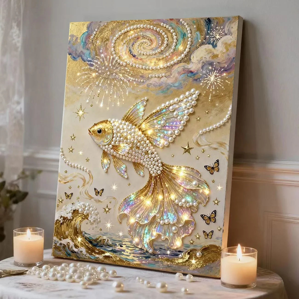 Purpose-Built 5D Sparkling Beads Painting Set for Everyday Use