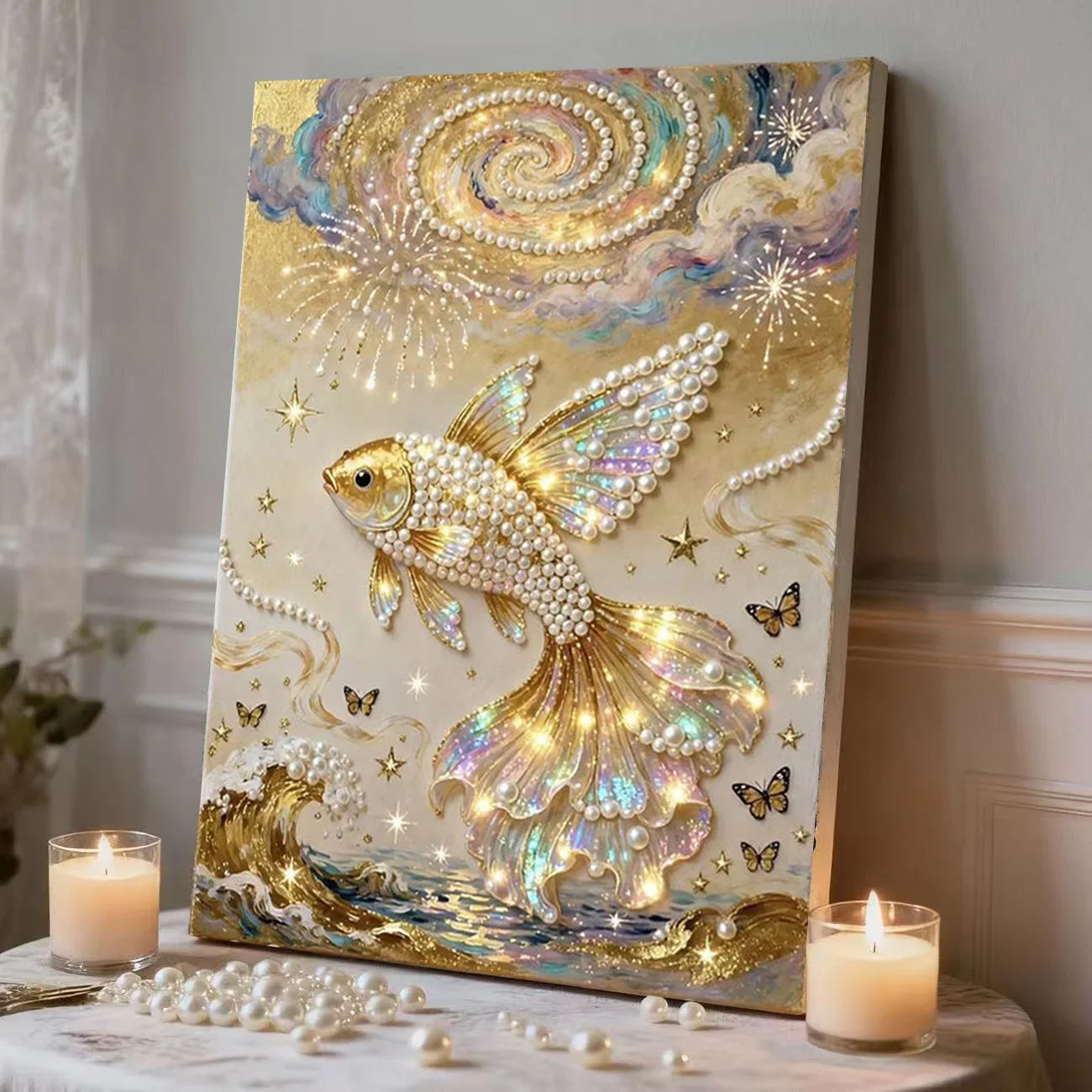 Purpose-Built 5D Sparkling Beads Painting Set for Everyday Use