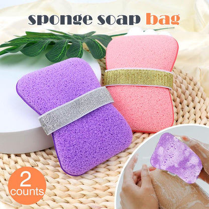 Purpose-Built 2 Counts Sponge Soap Saver Pouch for Everyday Use