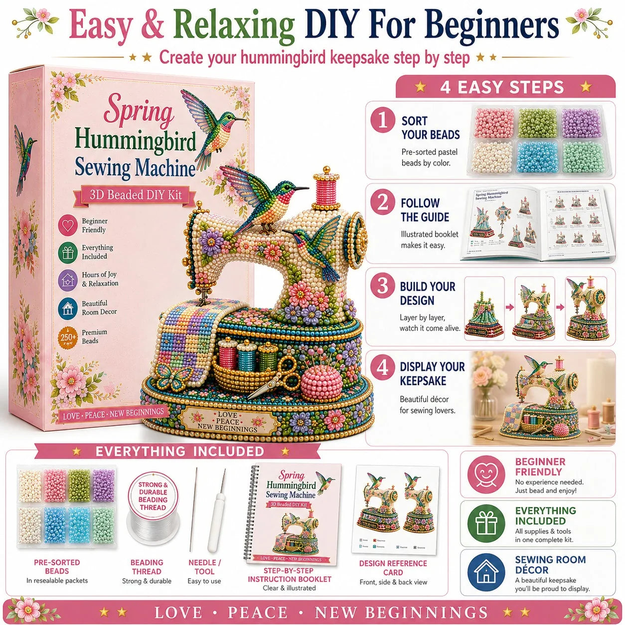 Purpose-Built Spring Hummingbird – Keepsake Edition for Everyday Use