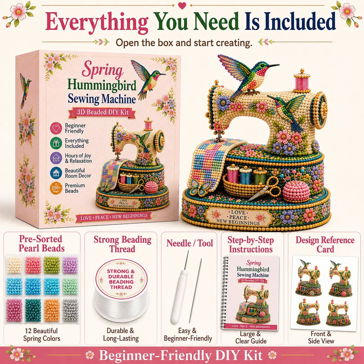 Purpose-Built Spring Hummingbird – Keepsake Edition for Everyday Use
