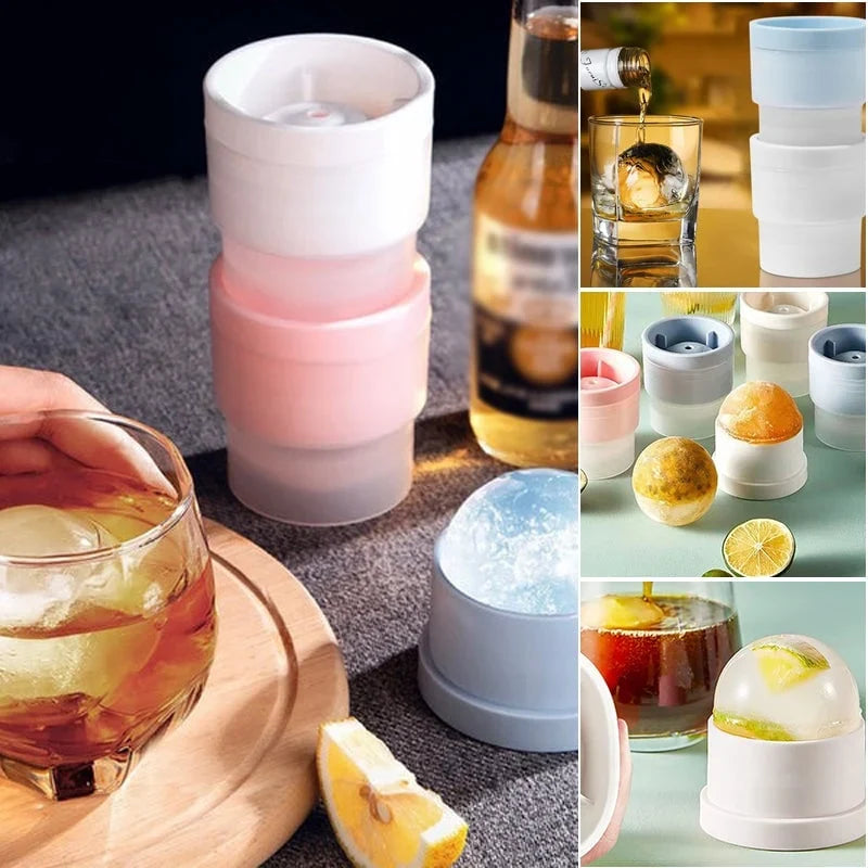 Practical Ice Ball Maker Mold- For Whiskey, Cocktails