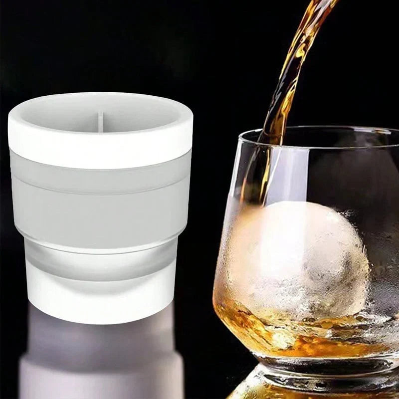 Practical Ice Ball Maker Mold- For Whiskey, Cocktails