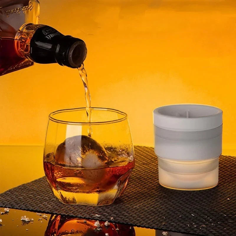 Practical Ice Ball Maker Mold- For Whiskey, Cocktails