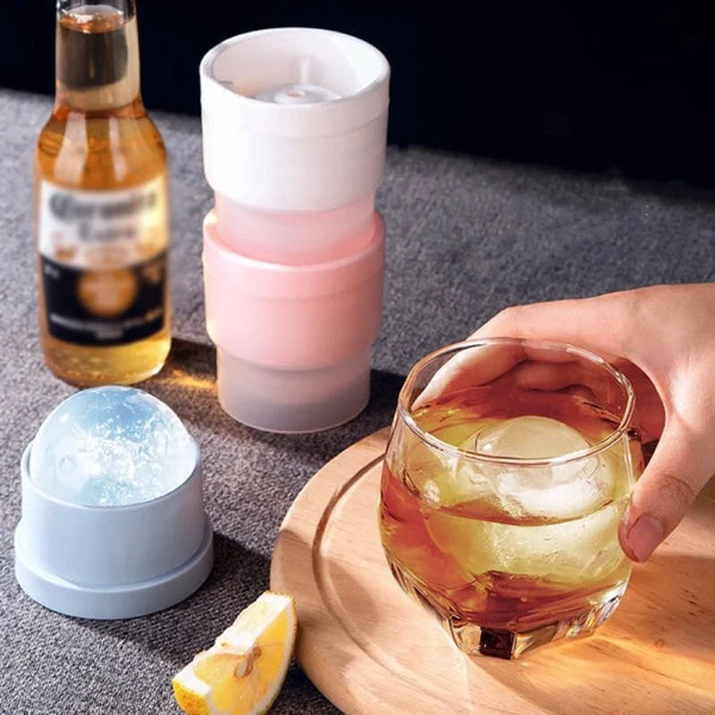 Practical Ice Ball Maker Mold- For Whiskey, Cocktails