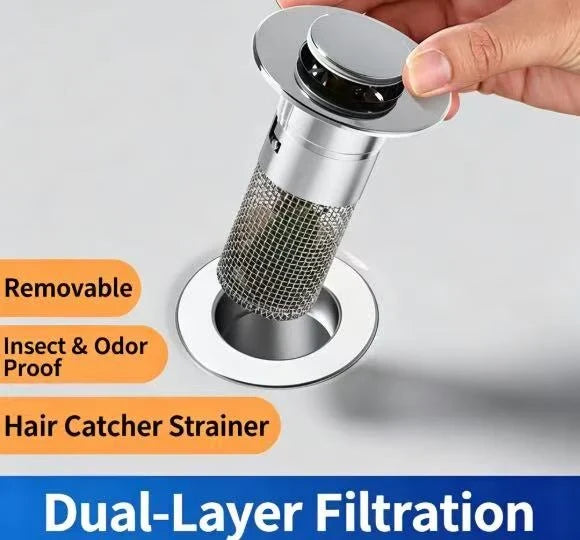 Easy-Care Stainless Steel Floor Drain Filter for Routine Upkeep