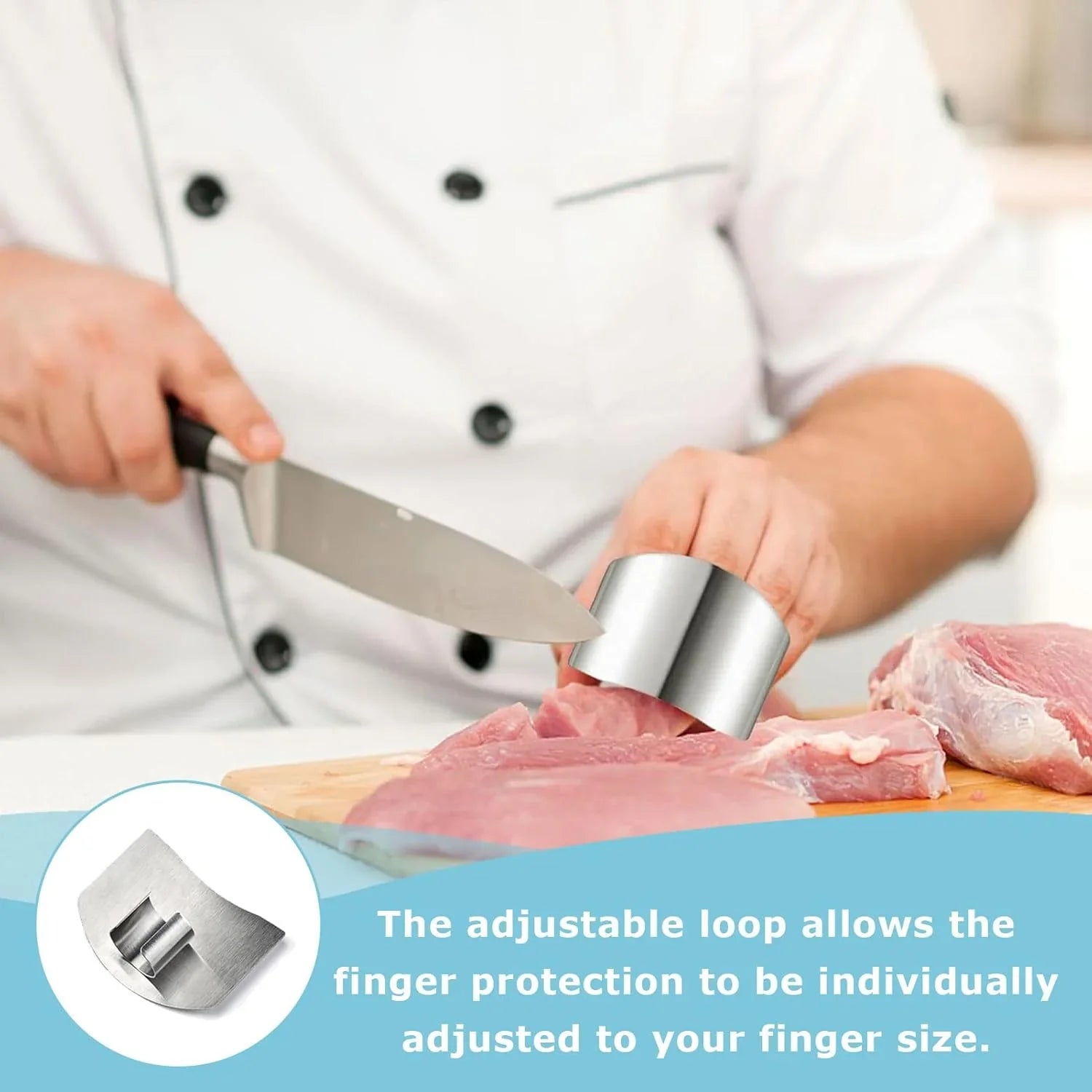 Purpose-Built Stainless Steel Finger Guard for Everyday Use