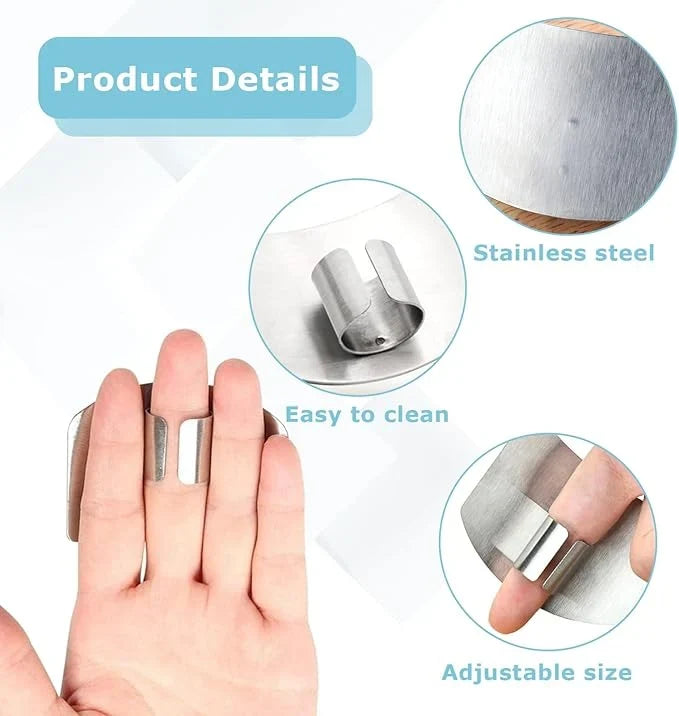 Purpose-Built Stainless Steel Finger Guard for Everyday Use