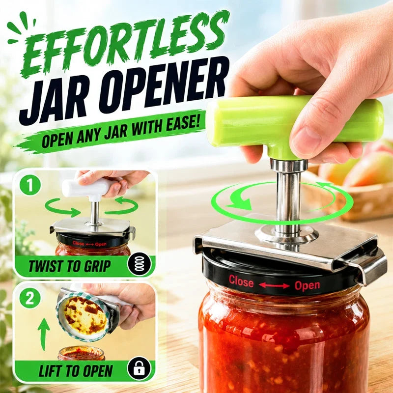 Practical Stainless Steel Jar Opener & Bottle Lid