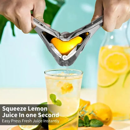 Practical Lemon Juice Squeezer – Heavy Duty Citrus Press, hand