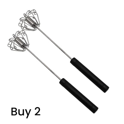 Practical Stainless Steel Semi-Automatic Hand Egg Beater – Fast &