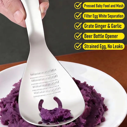 Easy-Use 5-in-1 Stainless – Kitchen Helper for Daily Kitchen Tasks