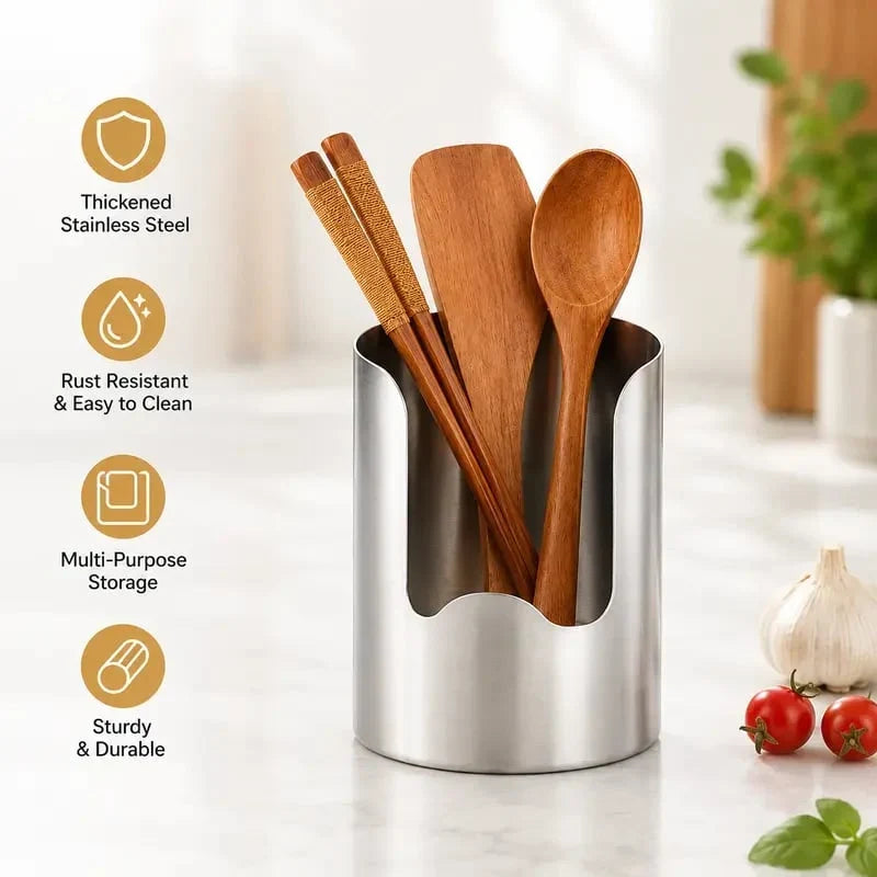 Practical Stainless Steel Utensil Organizer – Keep Your Kitchen
