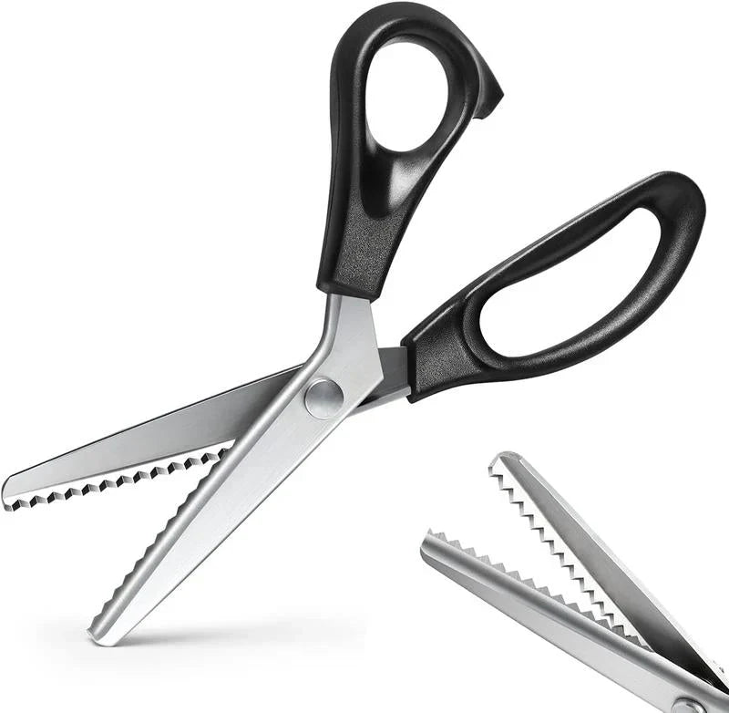 Serrated Stainless Steel Pinking Shears for Fabric Crafts