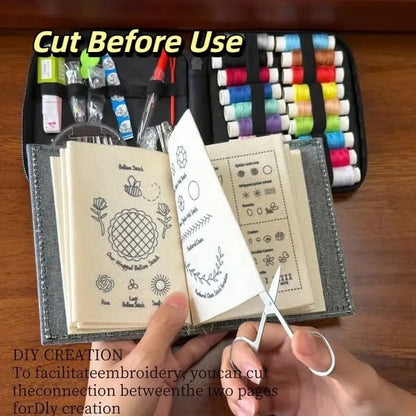 2026 Embroidery Stitch Practice Book for Beginning Crafters