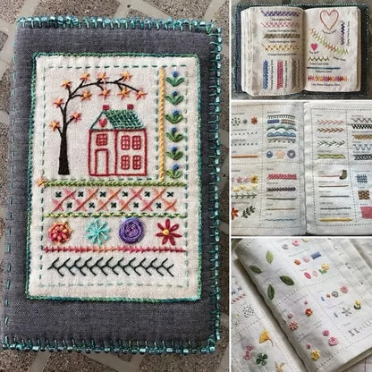 2026 Embroidery Stitch Practice Book for Beginning Crafters