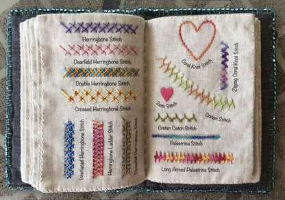 2026 Embroidery Stitch Practice Book for Beginning Crafters