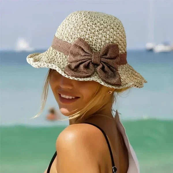 Comfort-Focused Straw Hat with Retro – for Summer for Everyday Wear