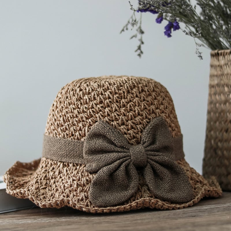 Comfort-Focused Straw Hat with Retro – for Summer for Everyday Wear