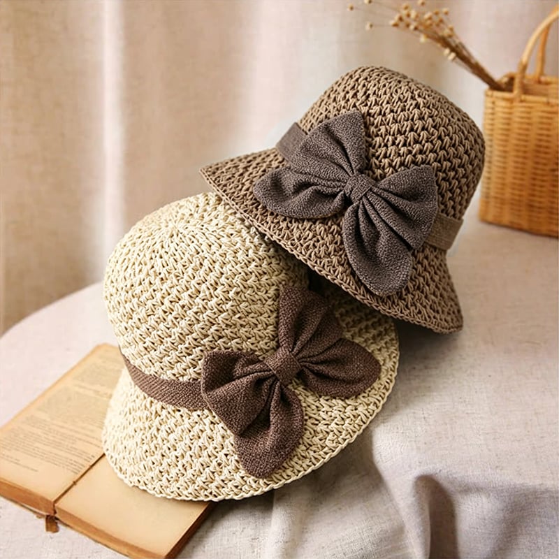 Comfort-Focused Straw Hat with Retro – for Summer for Everyday Wear