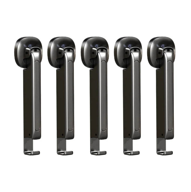 Purpose-Built Suction-Cup Telescoping Folding Clothes Rack – No