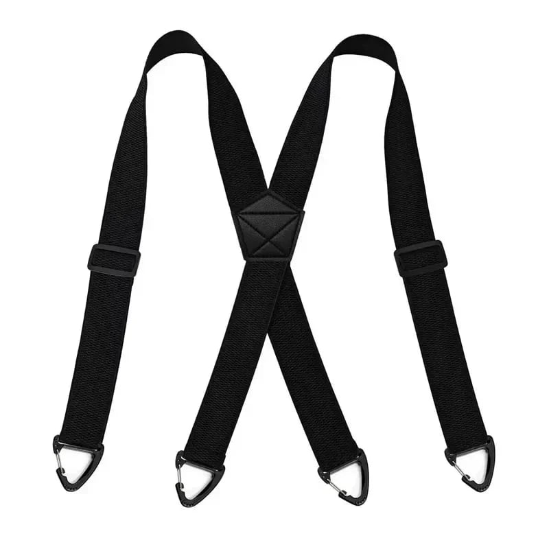 Men's X-Back Suspenders with Secure Hook Clips